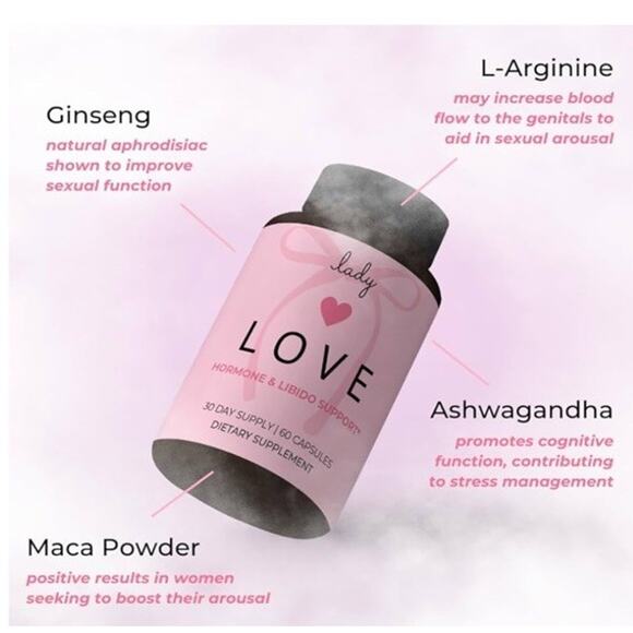 Libido Booster for Women Drive, Energy, Mood, & Sensitivity Pills 60Ct 8/27 - Picture 2 of 5